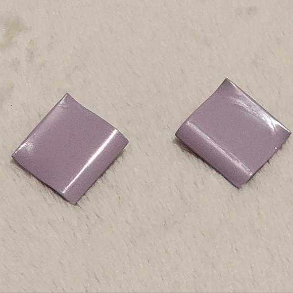 Vintage Purple Clip On Earrings - Picture 1 of 4